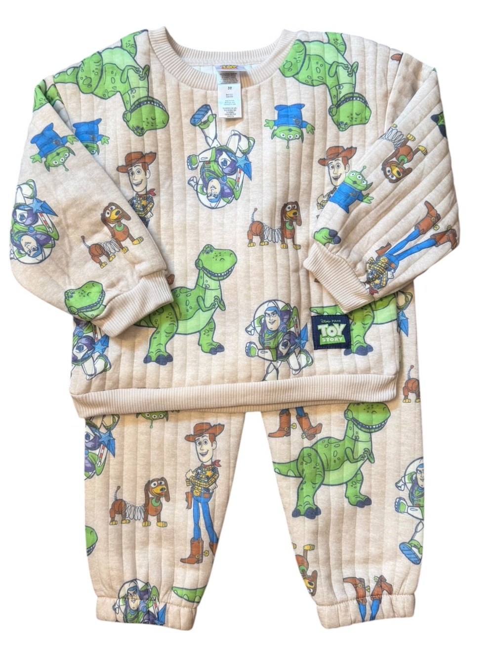 Toy Story Character Print Jogger Set NWT Size 3T